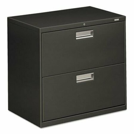 HON HON, 600 SERIES TWO-DRAWER LATERAL FILE, 30W X 18D X 28H, CHARCOAL 672LS